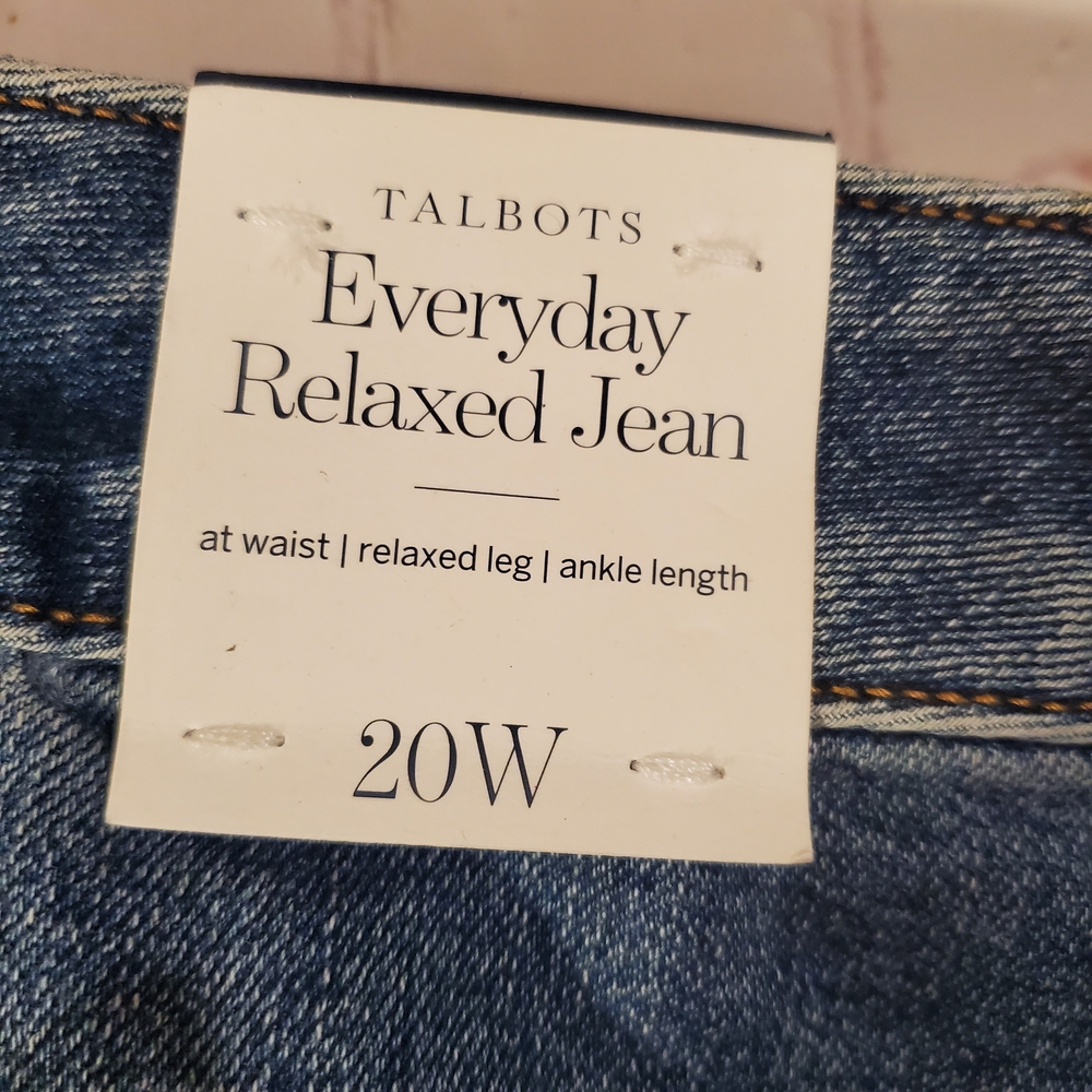 NWT Talbots Women's Classic Blue Boyfriend Jeans - Picture 7 of 9